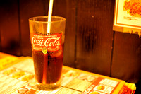 Old Style Coke Glass at an Okonomiyaki Restaurant