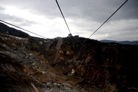 Owakudani Crater Seen from a Cable Car
