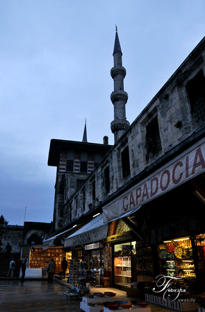 Arasta Bazaar - with Blue Mosque in the Background